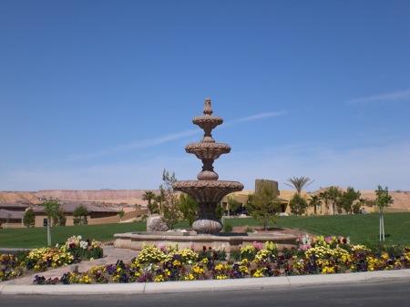 fountain in Mesquite nevada