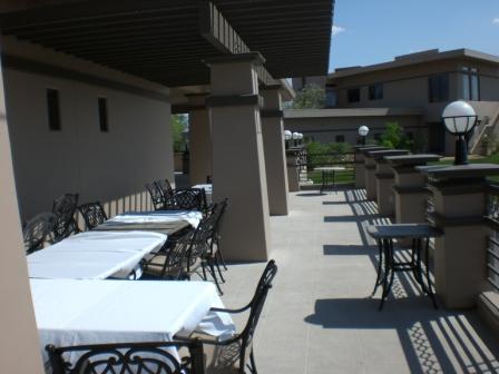 Patio overlooking City of Mesquite Nevada