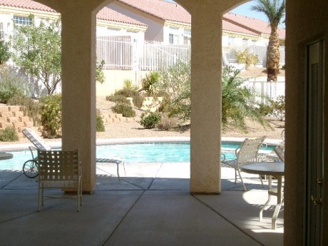 Mesquite NV view of the pool