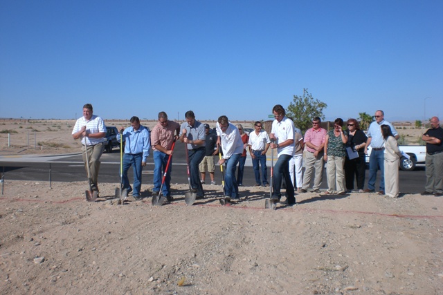 Scenic AZ groundbreaking for Shadow Ridge subdivision