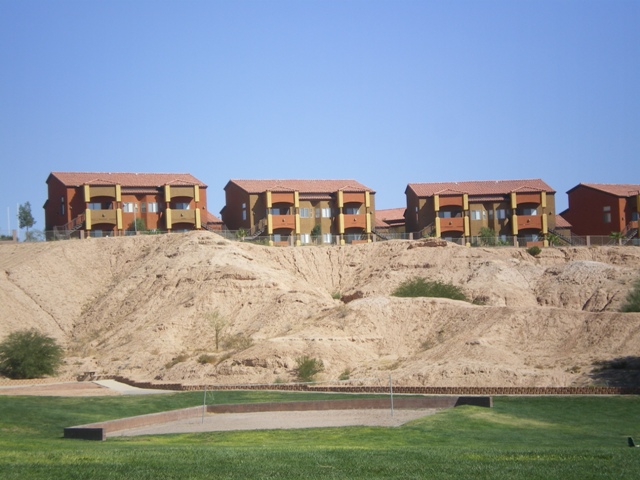 Hawk Ridge Condos from below