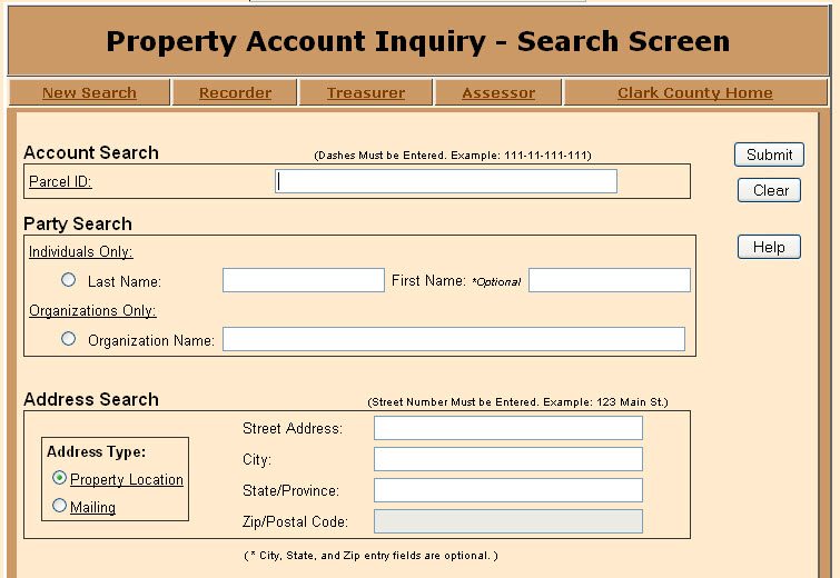 clark county property records wa